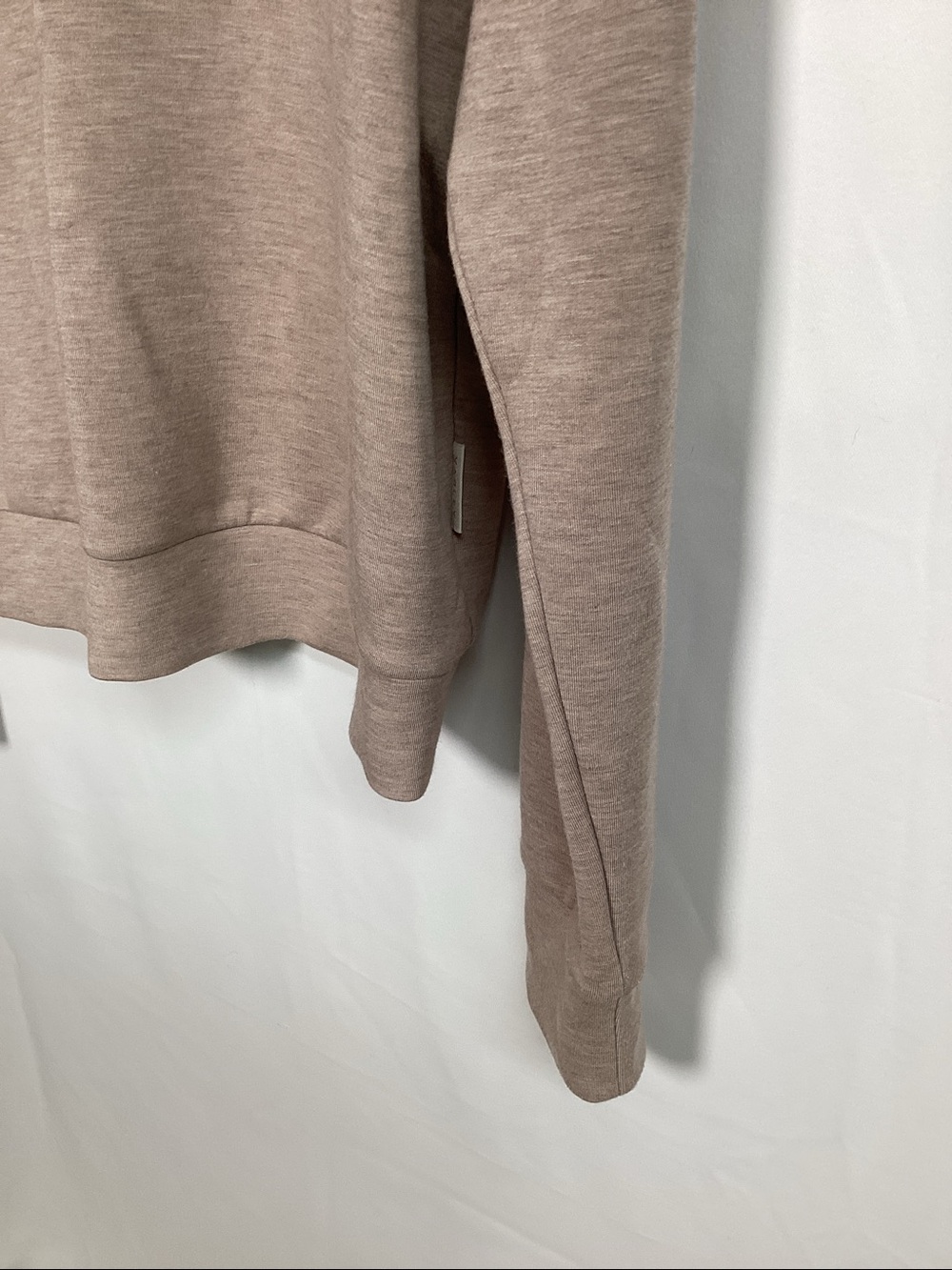VARLEY Yates Half Zip Sweat Taupe Size Medium - Picture 7 of 12